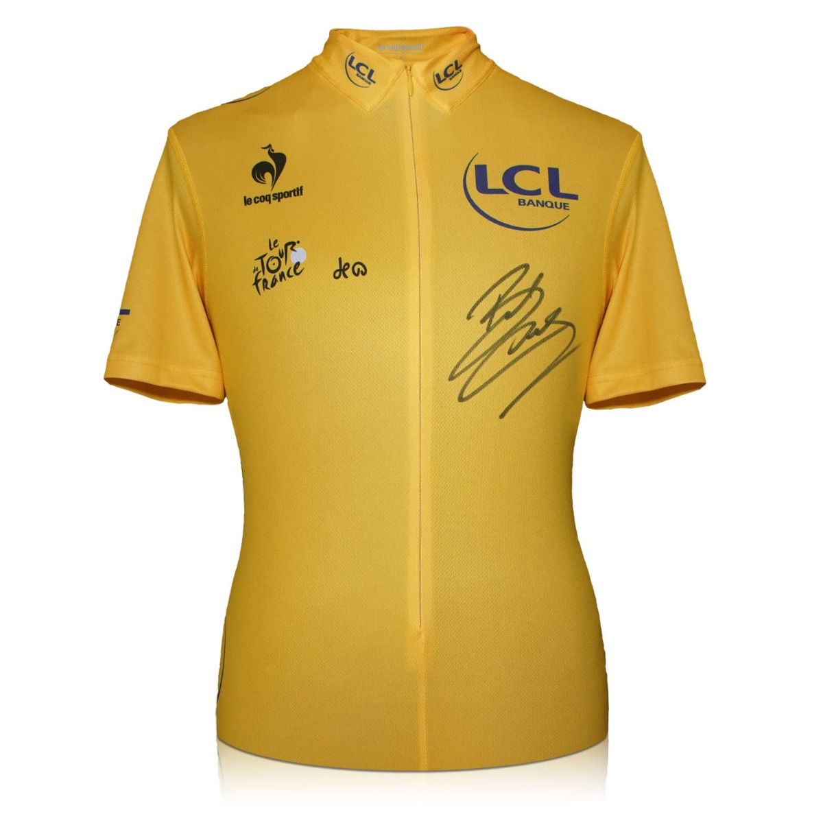 bradley wiggins signed yellow jersey