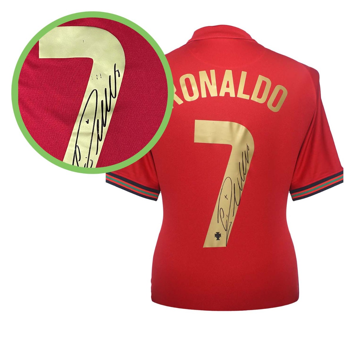 signed ronaldo jersey