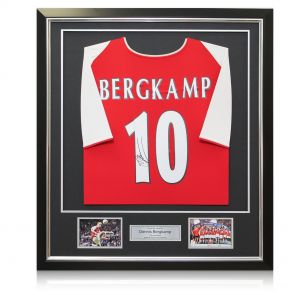 Dennis Bergkamp Signed Memorabilia | Shirts, Photos, Footballs