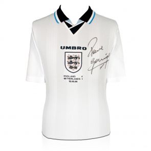 Signed Paul Gascoigne Memorabilia | Shirts, Boots, Photos, Autographs