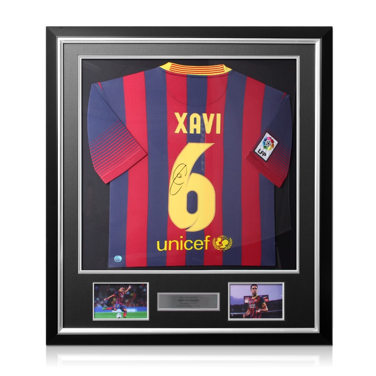 xavi signed jersey