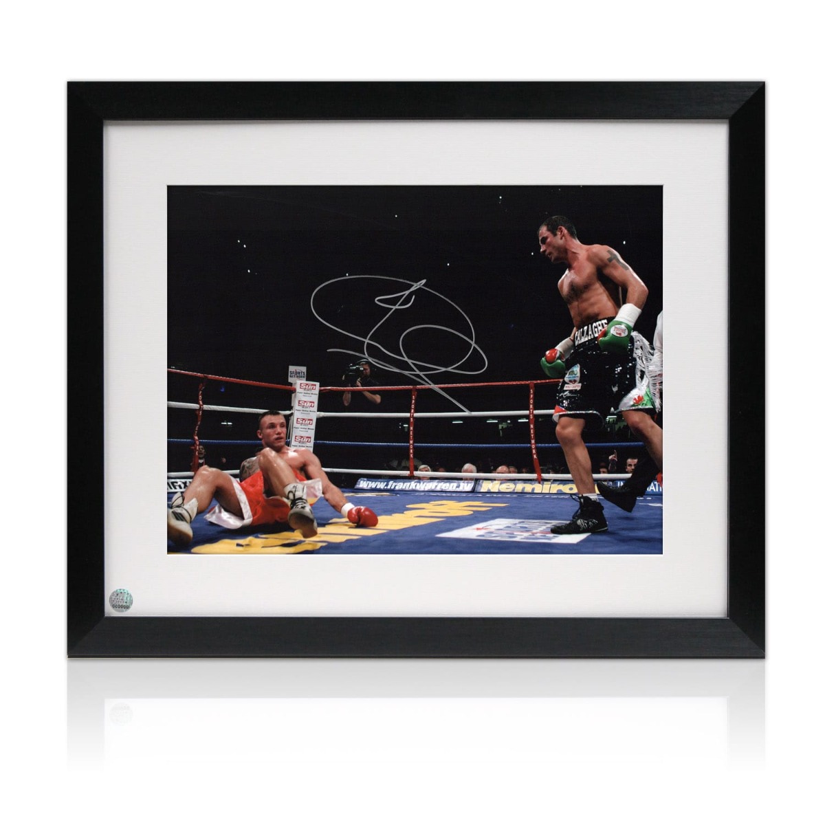 signed joe calzaghe memorabilia