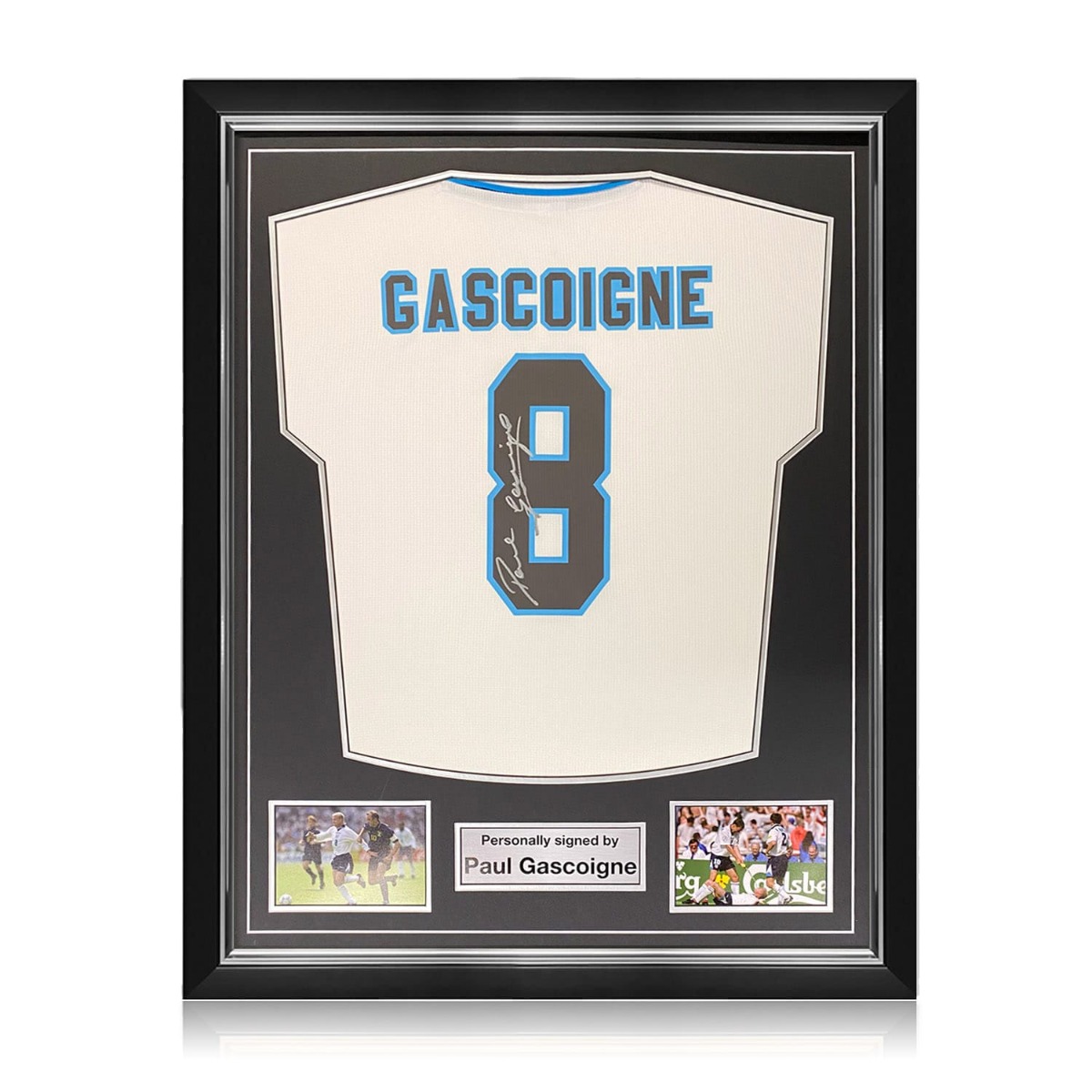 Paul gascoigne signed rangers 2024 shirt