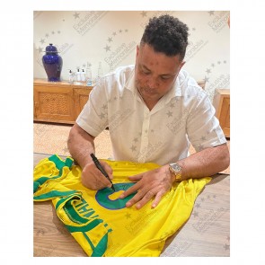 Ronaldo de Lima Signed Original 1998-00 Brazil Football Shirt 