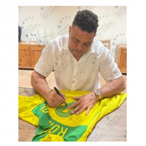 Ronaldo de Lima Signed Original Brazil 2004-06 Football Shirt