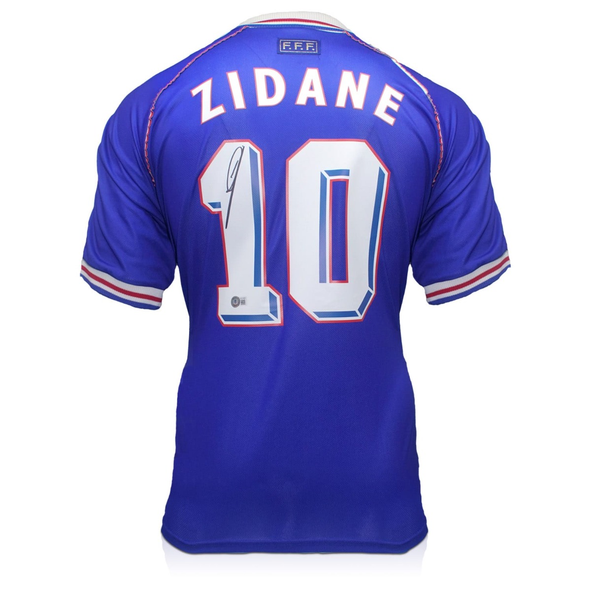 Zidane Signed France 1998 Home Shirt Exclusive Memorabilia