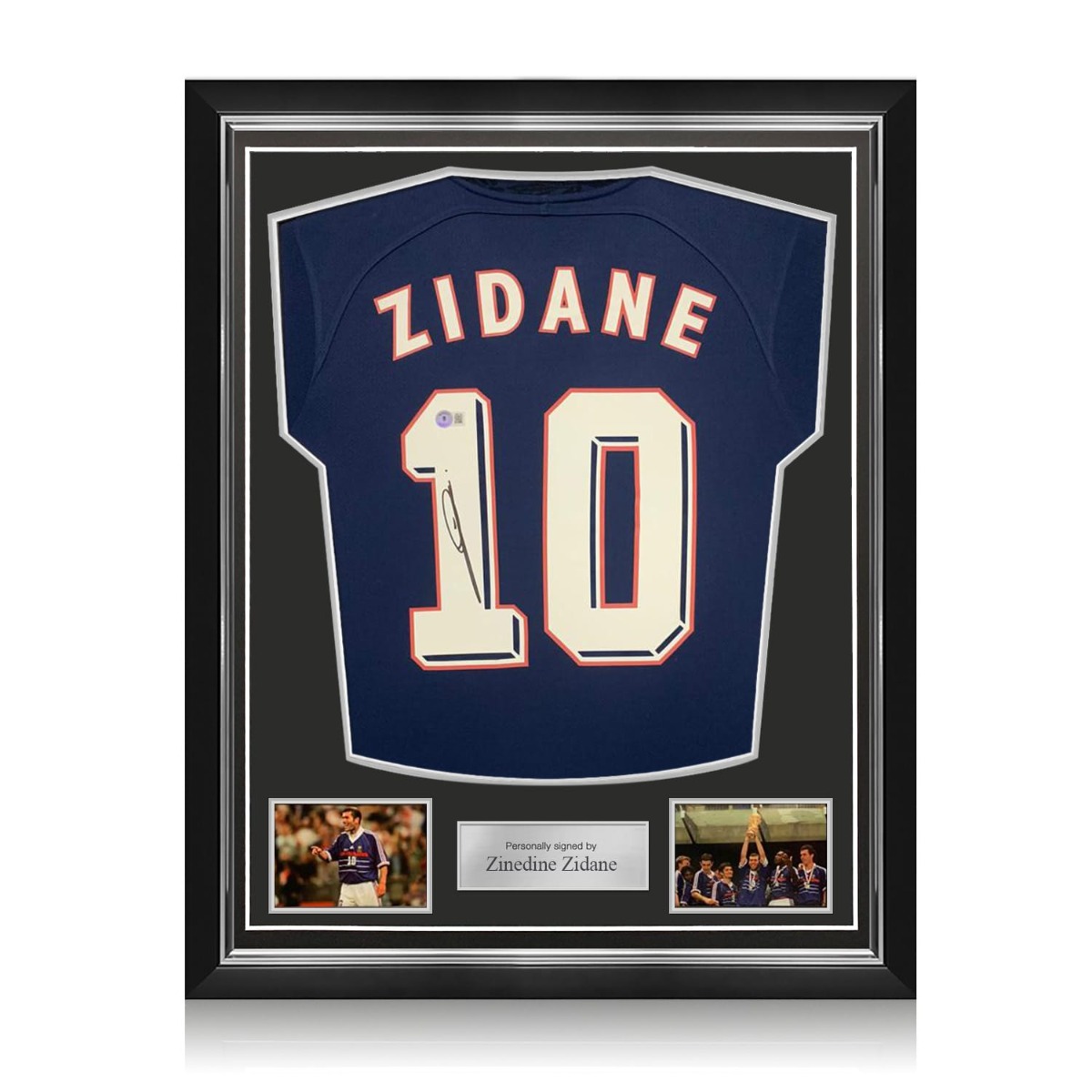 Zinedine Zidane Signed France 2022 23 Football Shirt. Superior