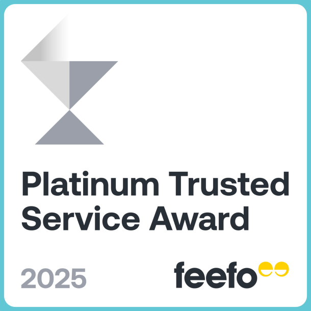 Feefo Platinum Trusted Service Award 2025! 