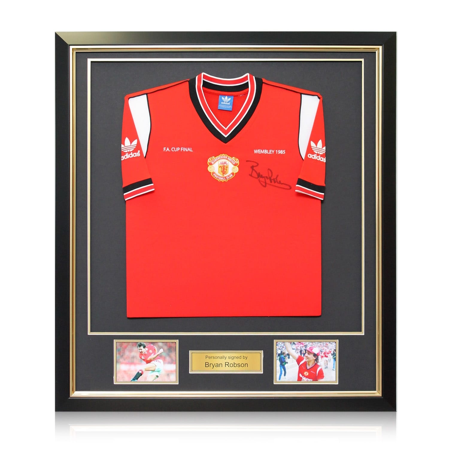 framed man utd shirt