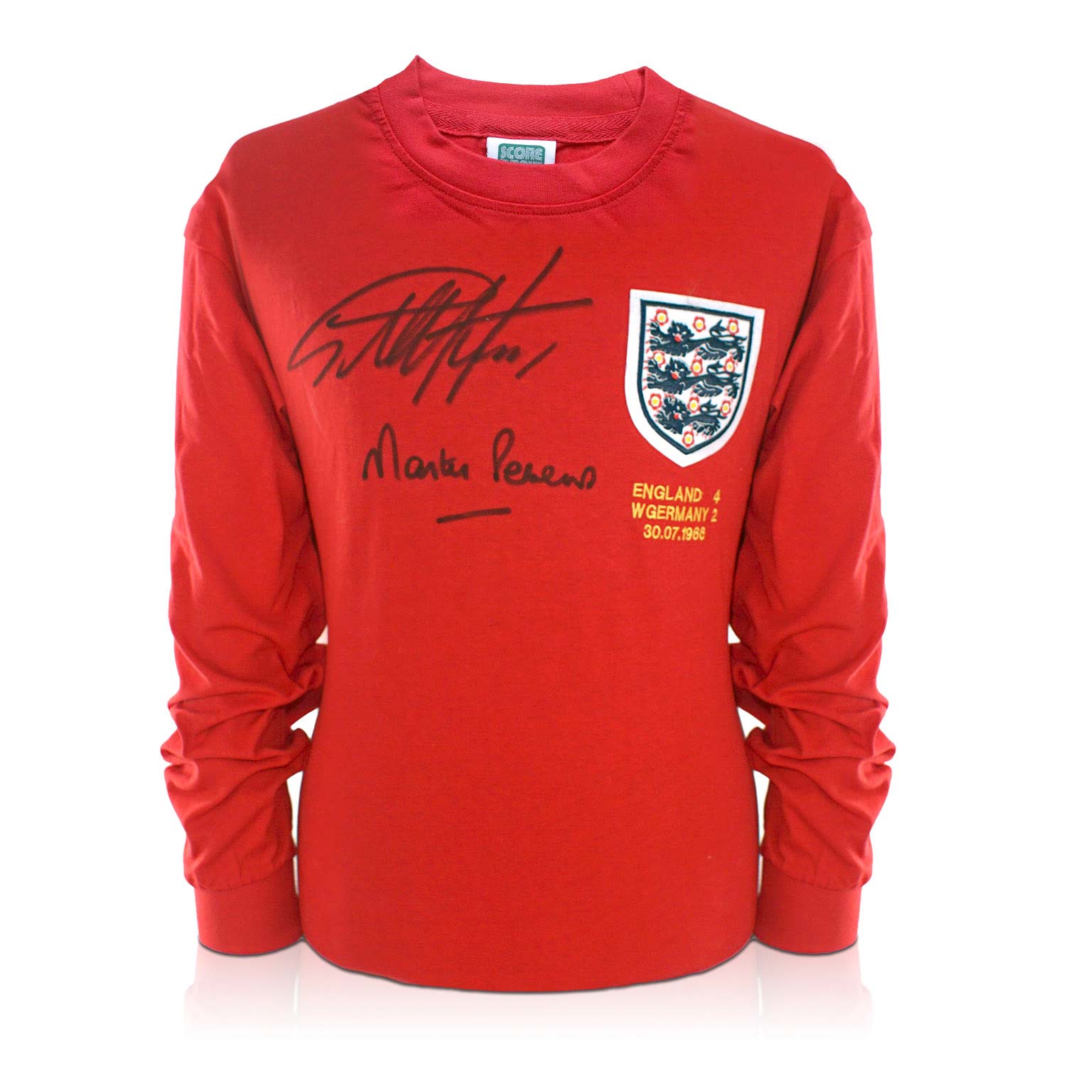 geoff hurst signed shirt