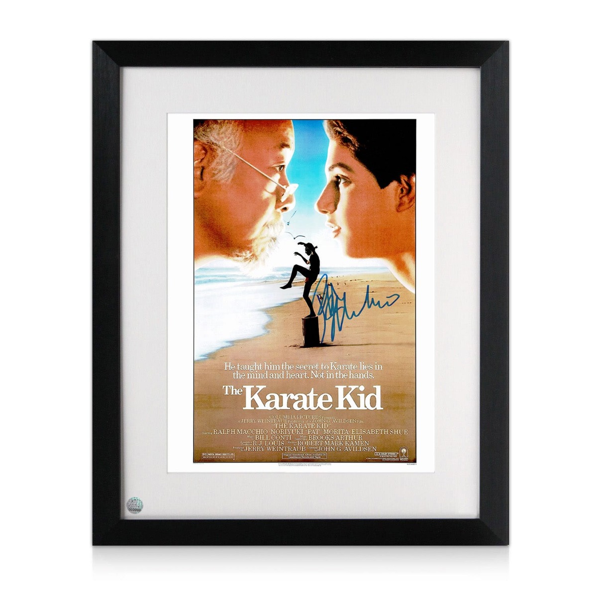 Ralph Macchio Signed Karate Kid Poster Framed Ebay